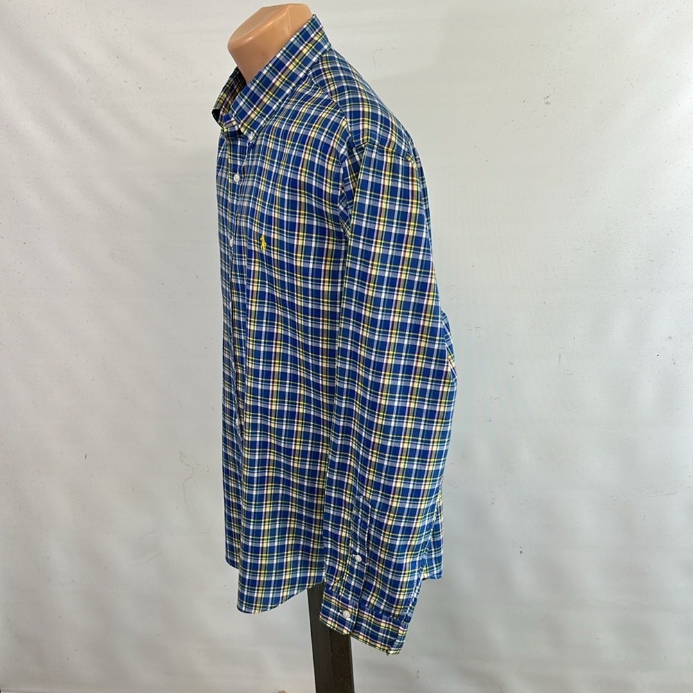 Ralph Lauren long sleeve button down collar shirt.  XL - Picture 5 of 7